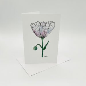 carte de souhaits tulipe