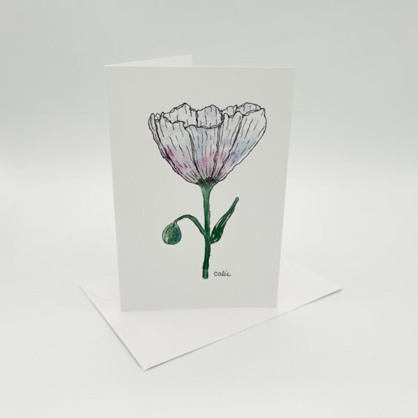 carte de souhaits tulipe